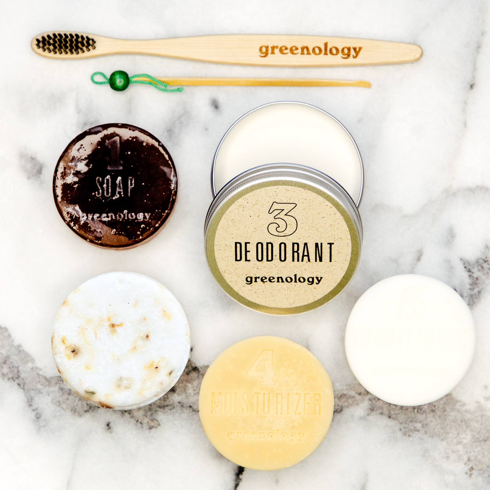 solid eco-responsible bodycare routine